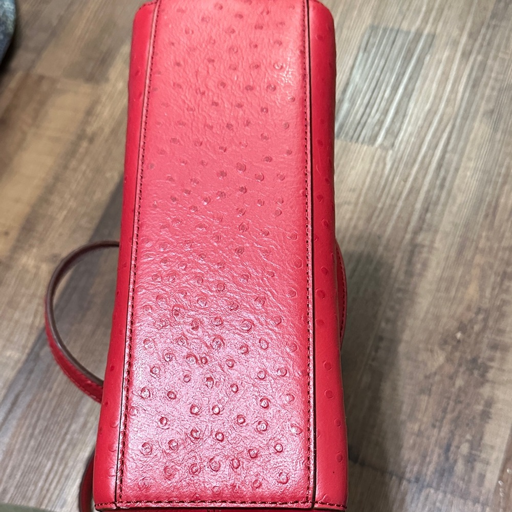 Kate Spade Textured Red Satchel - Picture 9 of 11